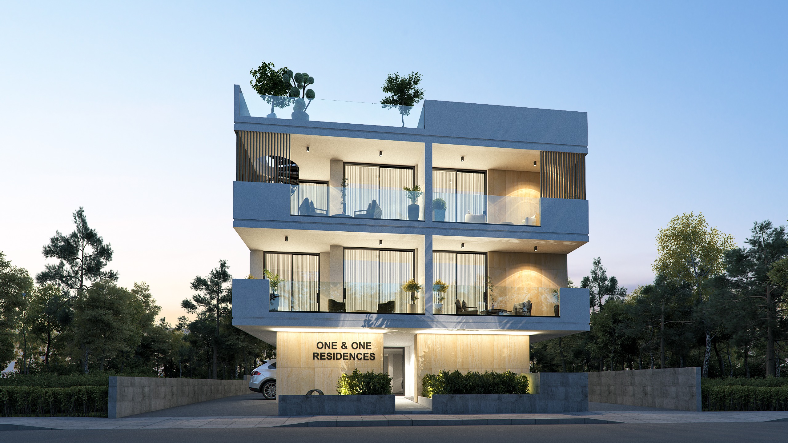 One & One Residence, Larnaca, Cyprus - exterior view