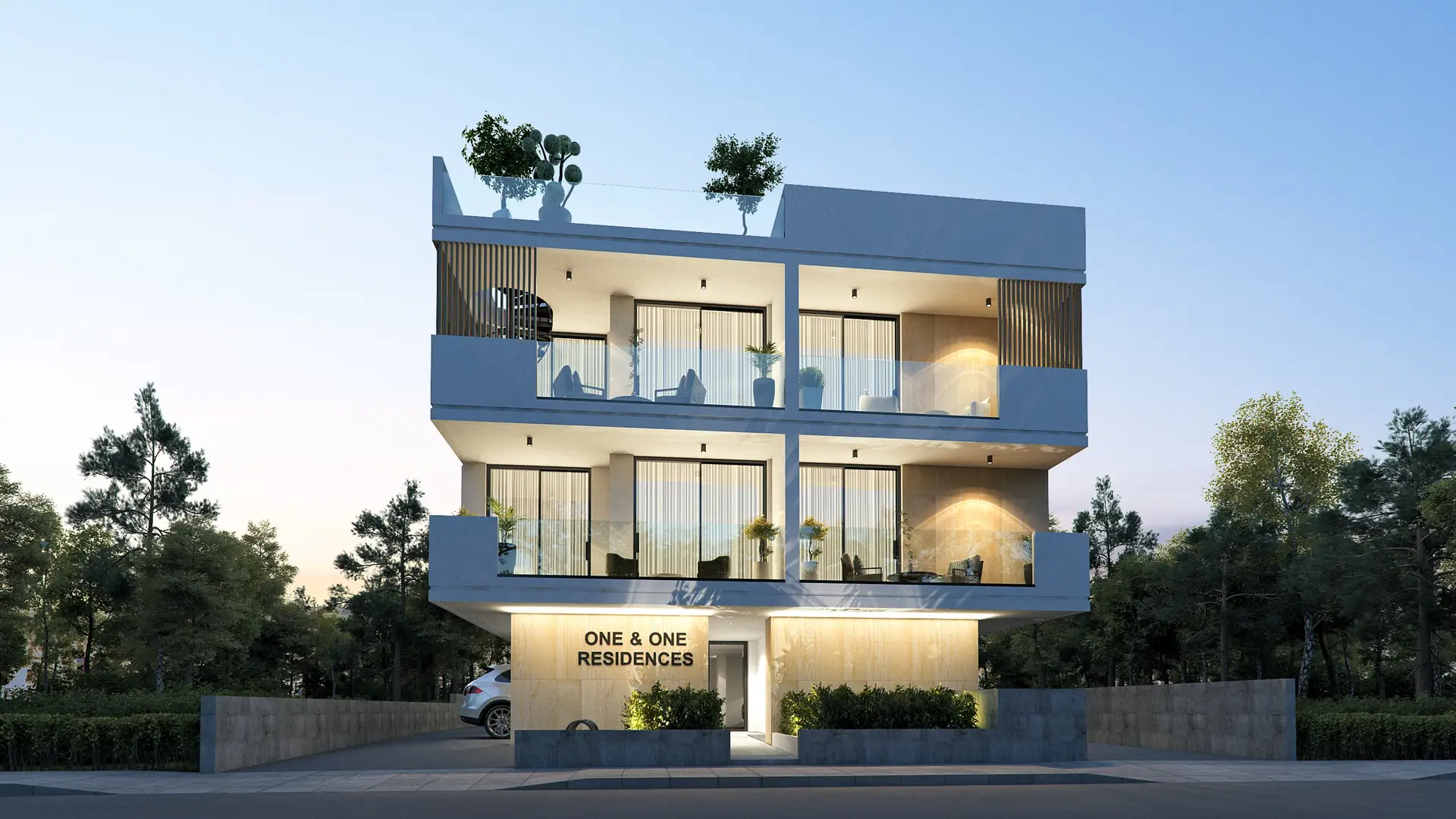One & One Residence, Larnaca, Cyprus - exterior view
